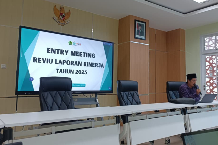 Satuan Pengawasan Internal (SPI) UIN Madura Melakukan Reviu Laporan Kinerja Tahun 2025