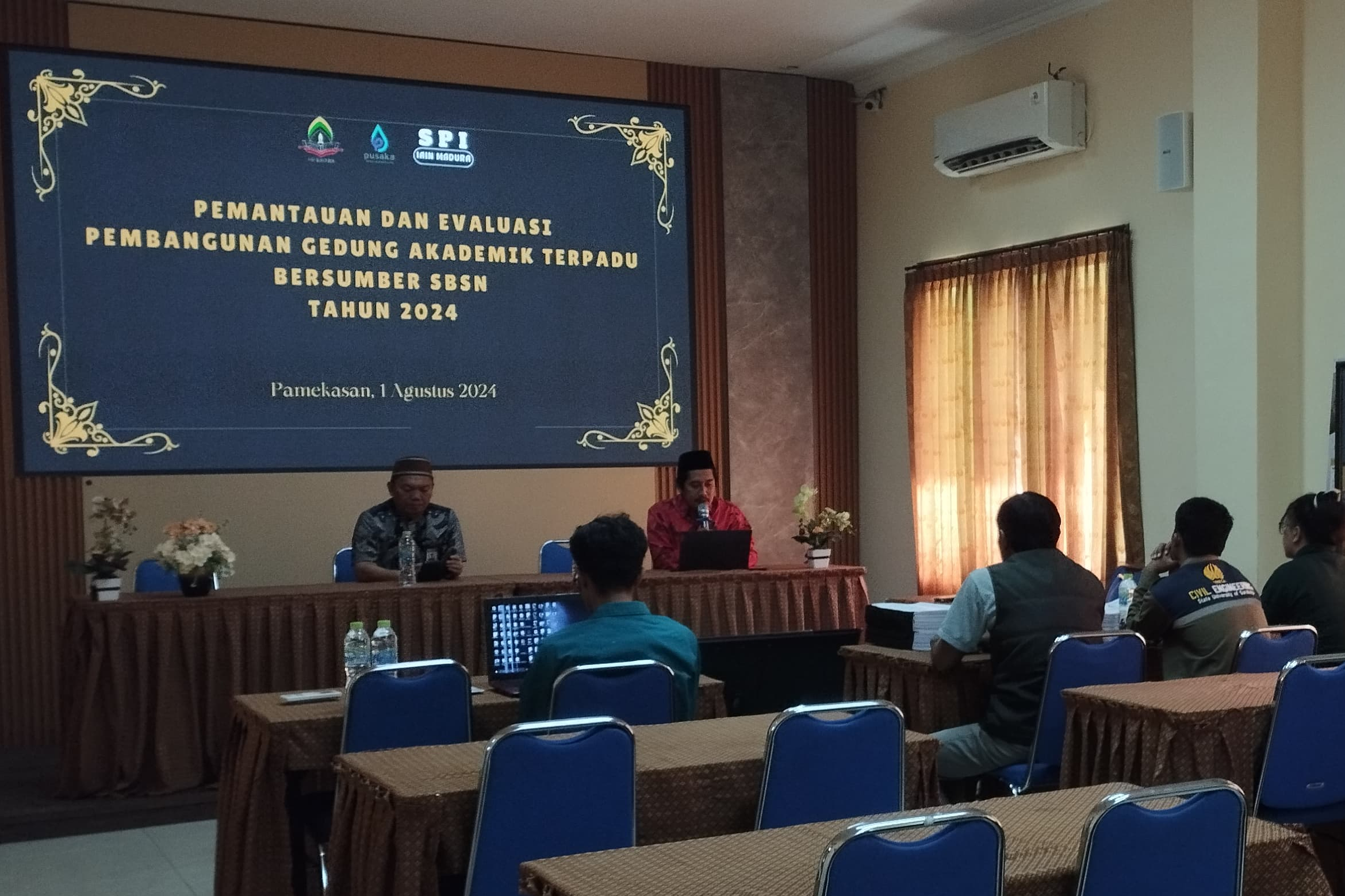 SPI MELAKUKAN MONEV PEMBANGUNAN GEDUNG SBSN TAHUN 2024