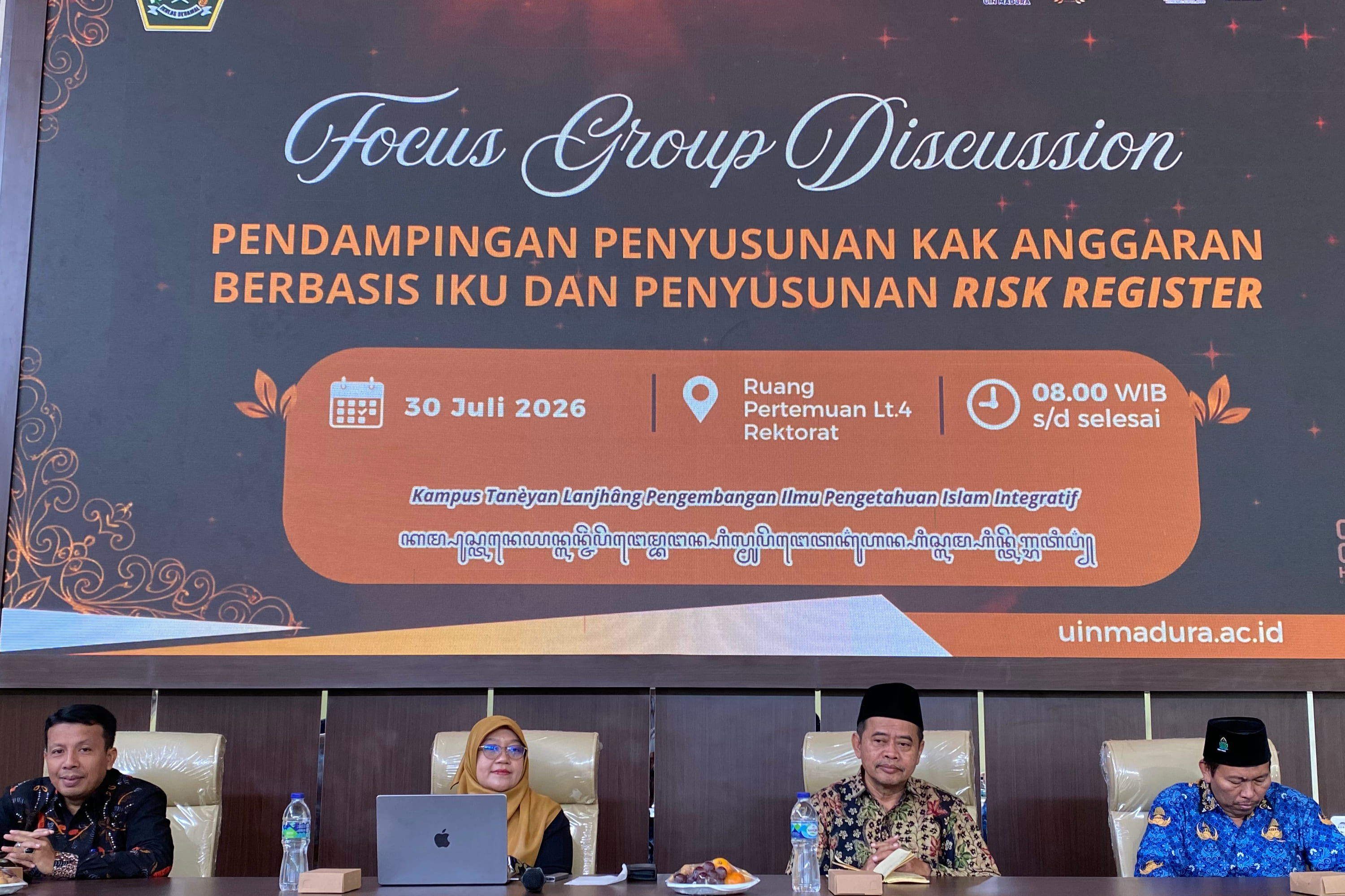 SPI UIN Madura Gelar FGD Penyusunan KAK Anggaran Berbasis IKU dan Penyusunan Risk Register