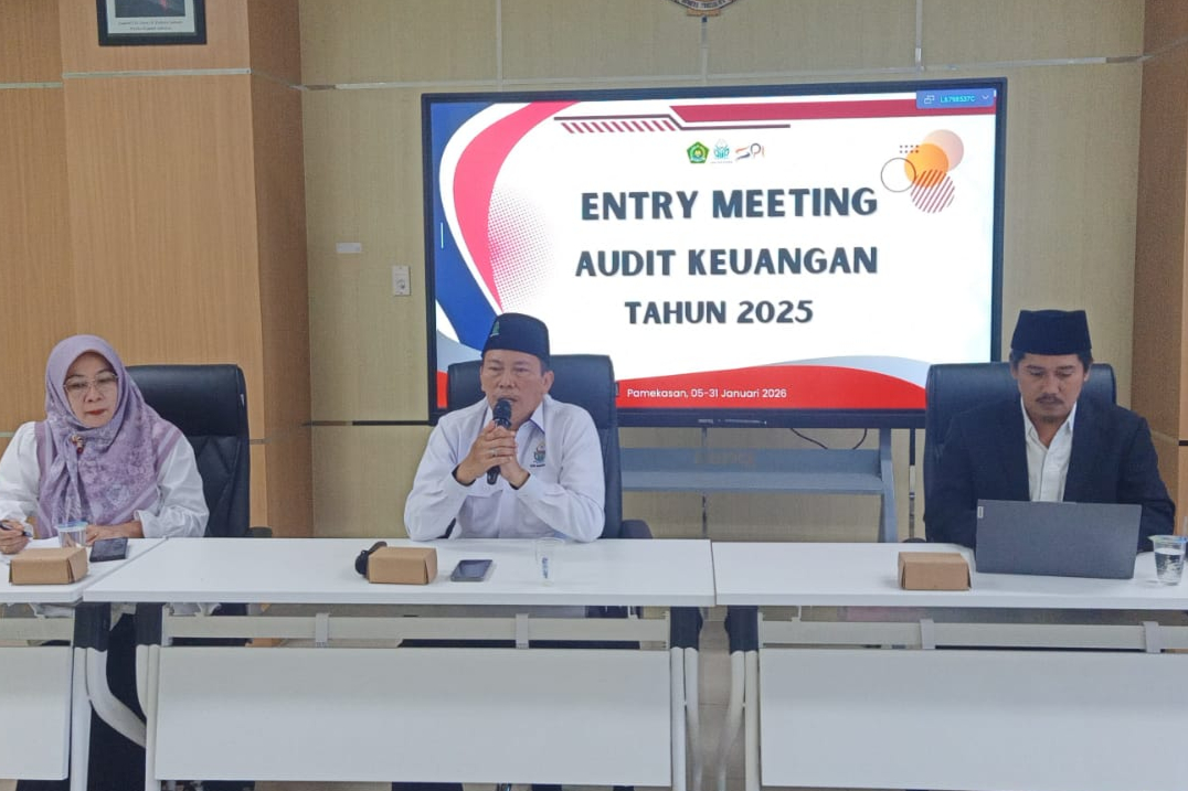 Satuan Pengawasan Internal (SPI) UIN Madura Melakukan Entry Meeting Audit Keuangan Tahun 2025