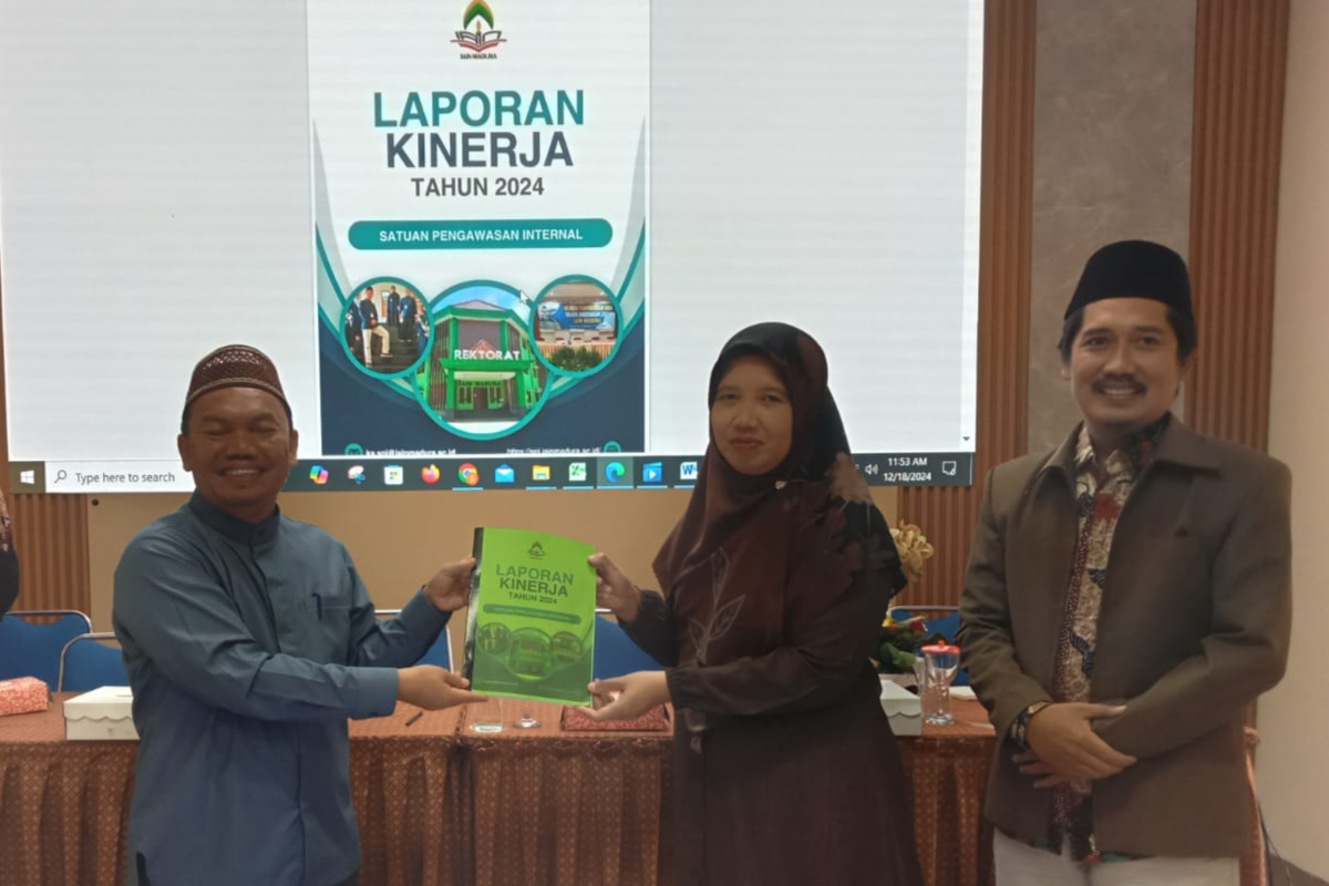 SPI IAIN MADURA sampaikan Laporan Kinerja Tahun 2024